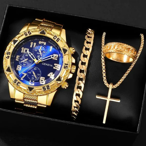 🎉💰 50 % de réduction ⚡ Montre quartz minimaliste pour homme avec date – Acier inoxydable entièrement noir, cadran romain et précision horlogère ! ⌚🖤