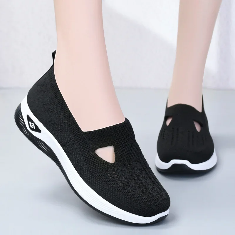 🔥Dernier jour 49% de réduction🔥Chaussures orthopédiques tissées à semelles souples et respirantes pour femmes
