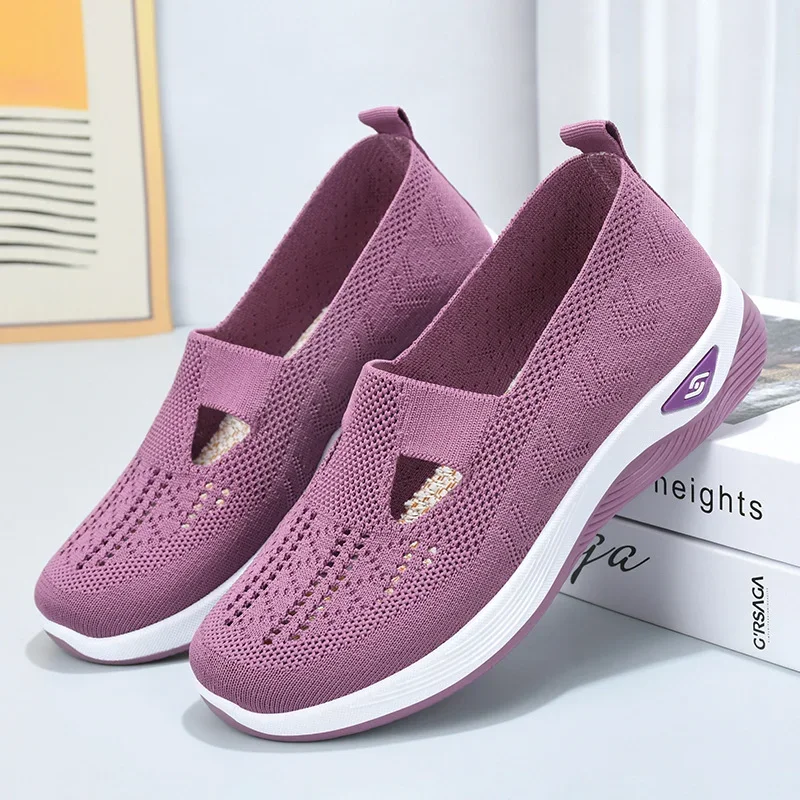 🔥Dernier jour 49% de réduction🔥Chaussures orthopédiques tissées à semelles souples et respirantes pour femmes