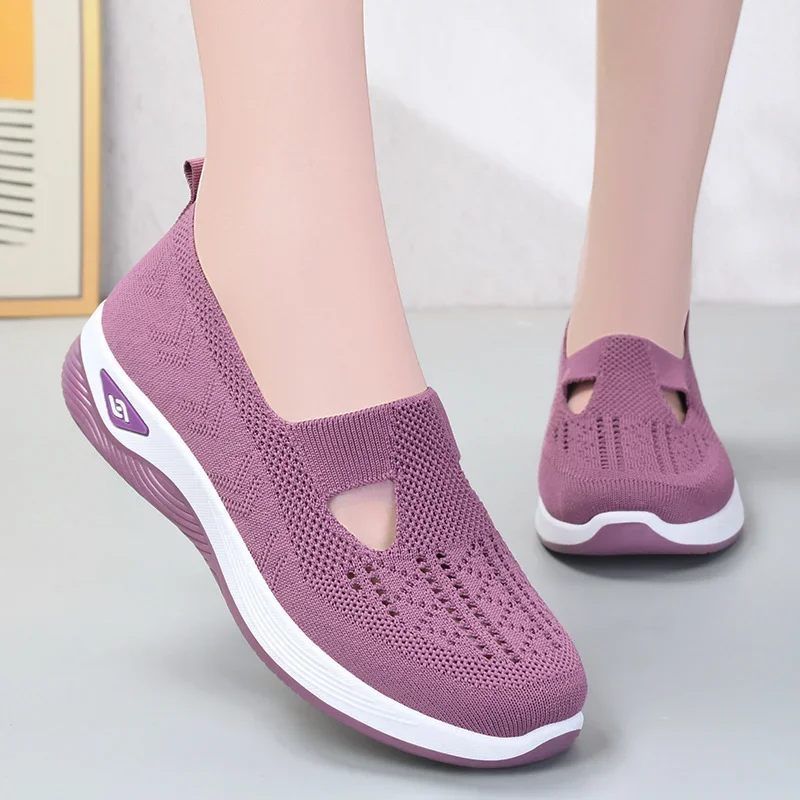 🔥Dernier jour 49% de réduction🔥Chaussures orthopédiques tissées à semelles souples et respirantes pour femmes