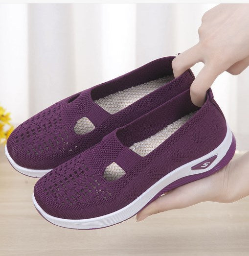 🔥Dernier jour 49% de réduction🔥Chaussures orthopédiques tissées à semelles souples et respirantes pour femmes