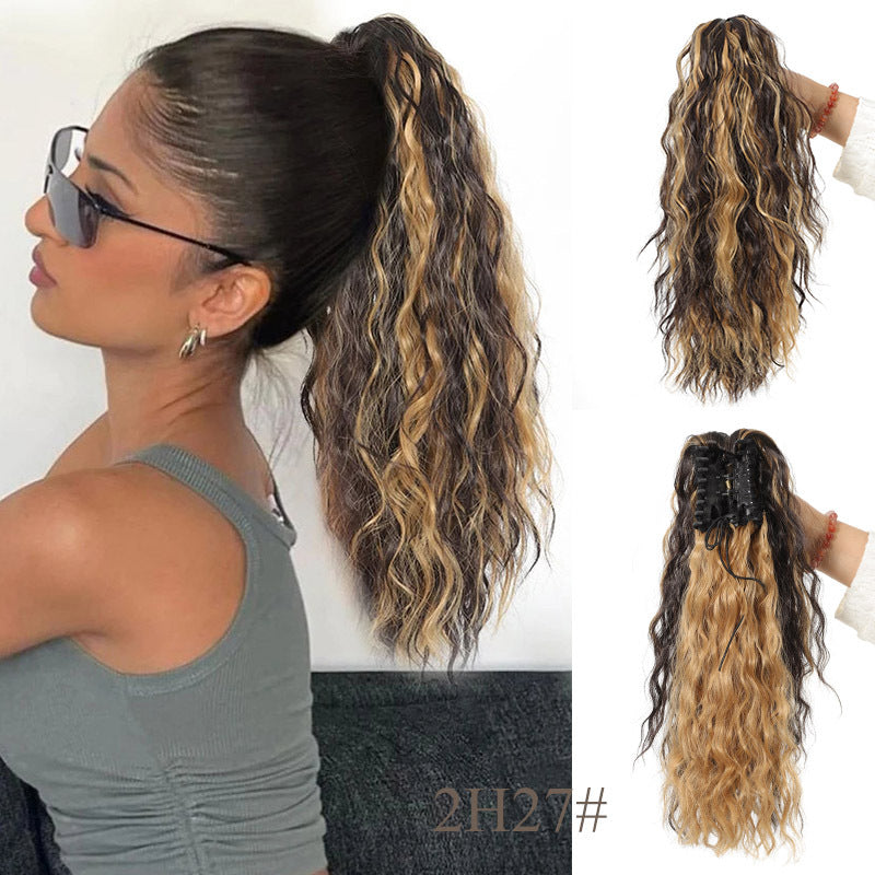 đ PROMOTION DU DERNIER JOUR - 50% DE RĂDUCTIONđExtension de cheveux bouclĂ©s, ondulĂ©s et crĂ©pus avec queue de cheval