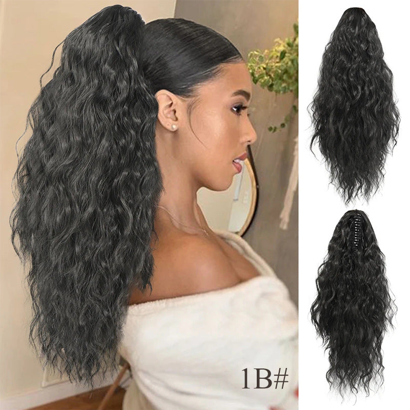 đ PROMOTION DU DERNIER JOUR - 50% DE RĂDUCTIONđExtension de cheveux bouclĂ©s, ondulĂ©s et crĂ©pus avec queue de cheval