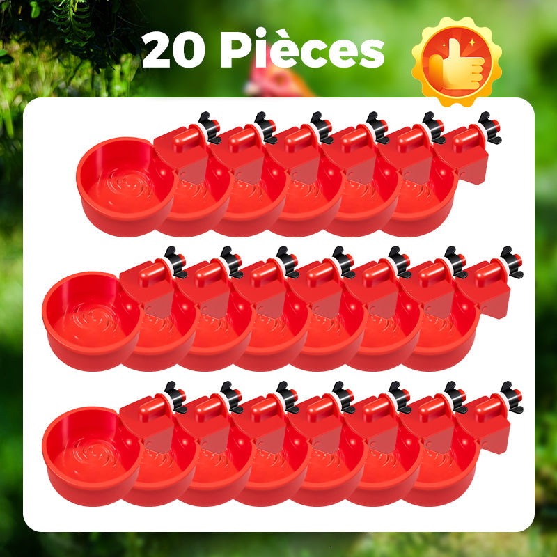 ✨Gobelets automatiques pour volailles avec filetage de 5/16 pouces