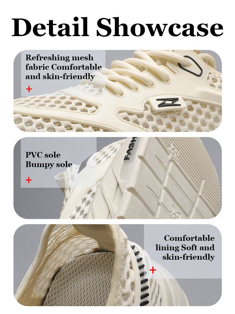 Chaussures de tennis creuses, respirantes, décontractées et polyvalentes