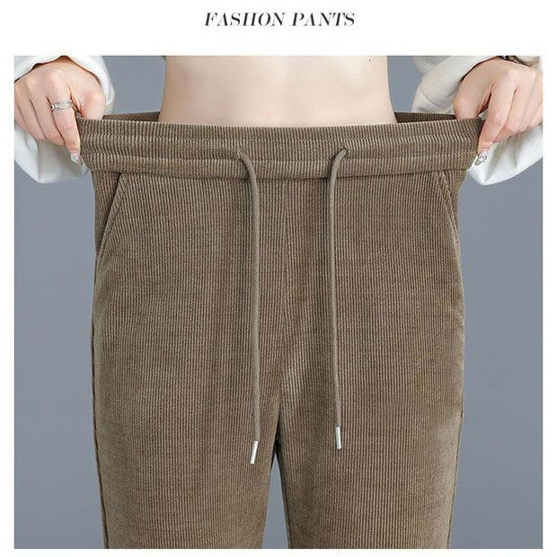 🔥Vente à chaud🔥Pantalon de jogging pour femmes avec velours côtelé chaud(50% de réduction)