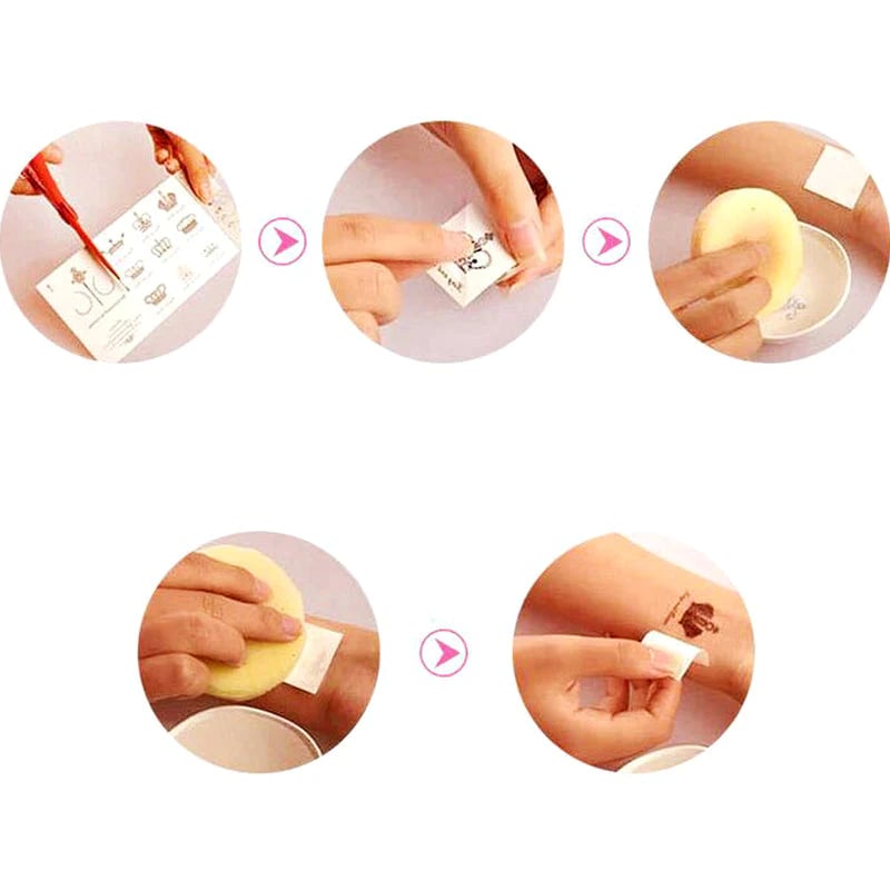 🦋Sticker de tatouage 3D élégant et créatif 50STK