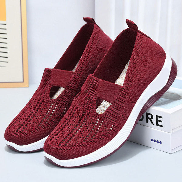🔥Dernier jour 49% de réduction🔥Chaussures orthopédiques tissées à semelles souples et respirantes pour femmes