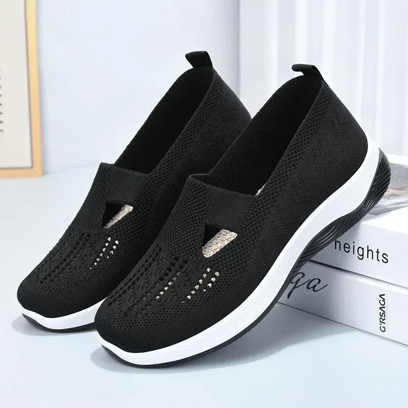 🔥Dernier jour 49% de réduction🔥Chaussures orthopédiques tissées à semelles souples et respirantes pour femmes