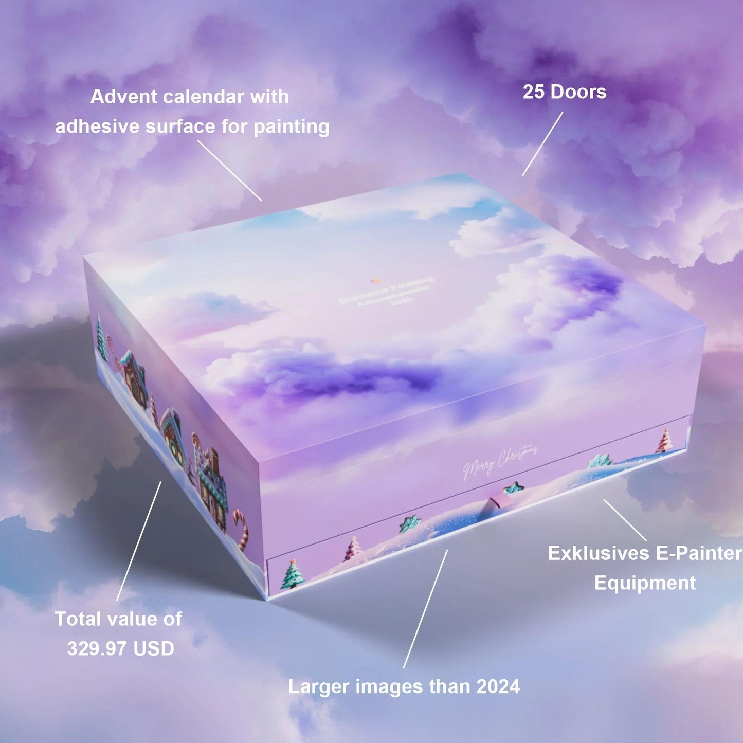 đ„Dernier jour : 50 % de rĂ©duction !đđ Calendrier de lâAvent XXL Peinture Diamant 2025