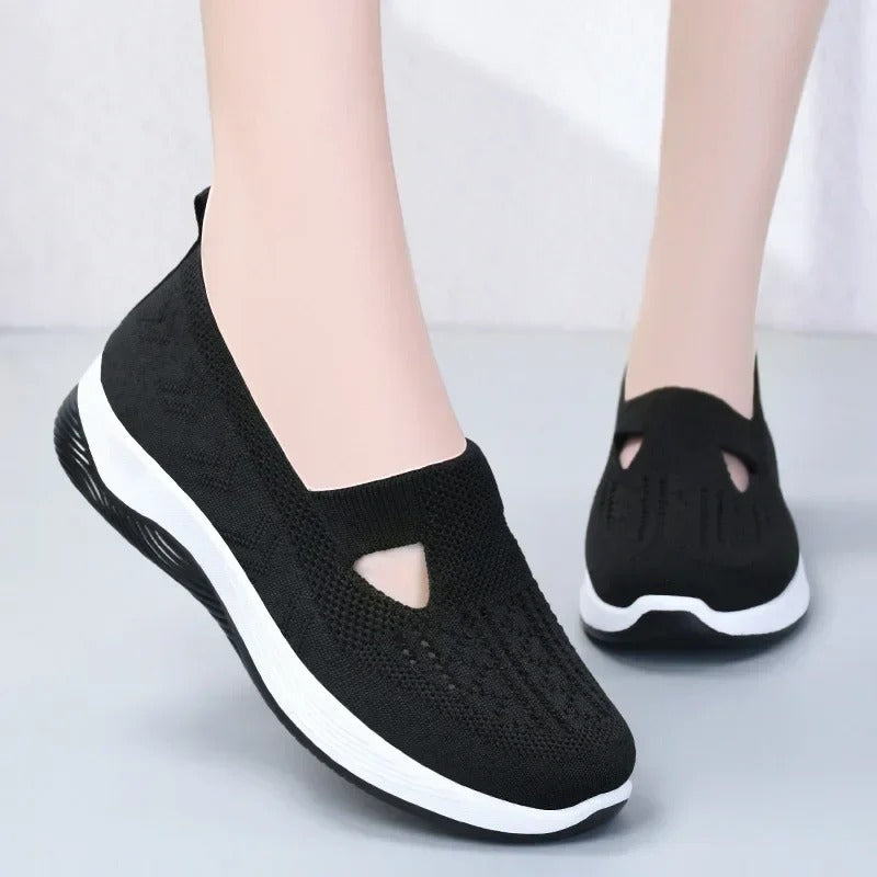 🔥Dernier jour 49% de réduction🔥Chaussures orthopédiques tissées à semelles souples et respirantes pour femmes