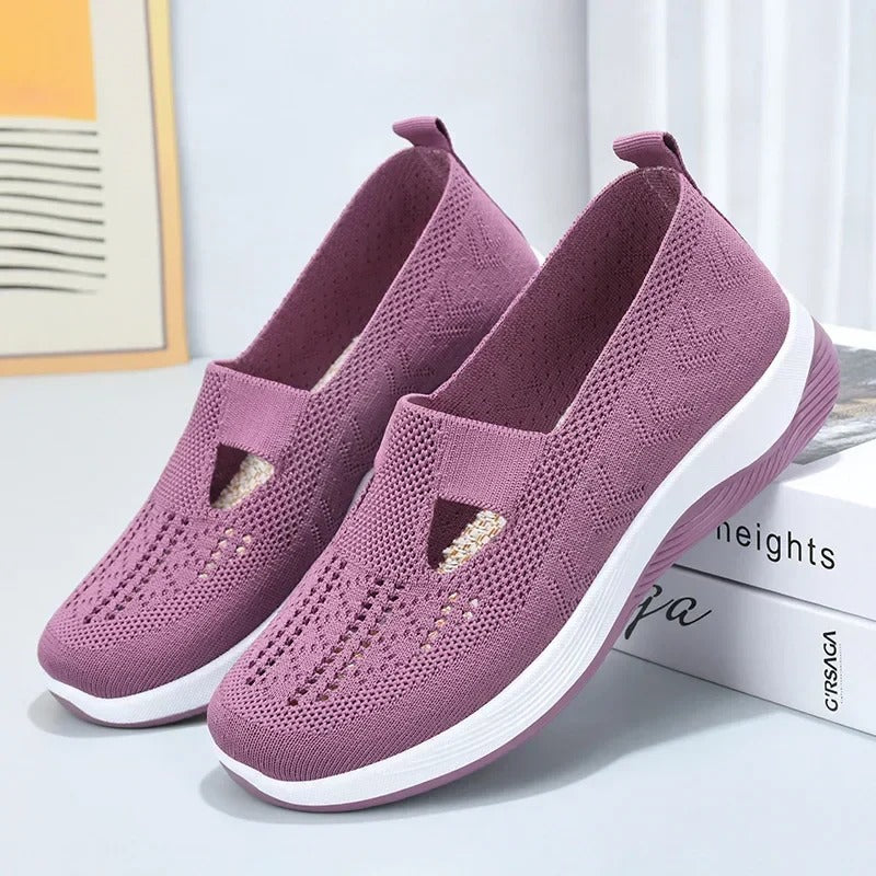 🔥Dernier jour 49% de réduction🔥Chaussures orthopédiques tissées à semelles souples et respirantes pour femmes