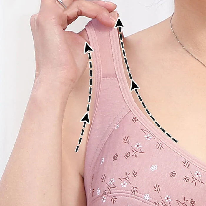 đ„ACHETEZ 1 ET OFFREZ 2 GRATUITSđ„Sous-vĂȘtements sans couture Ă bouton frontal Femmes Soutien-gorge confortable en coton