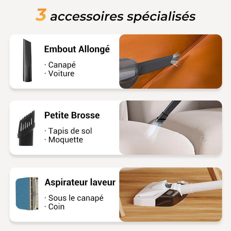 💥56 % de réduction💥 Aspirateur Balai Sans Fil Main