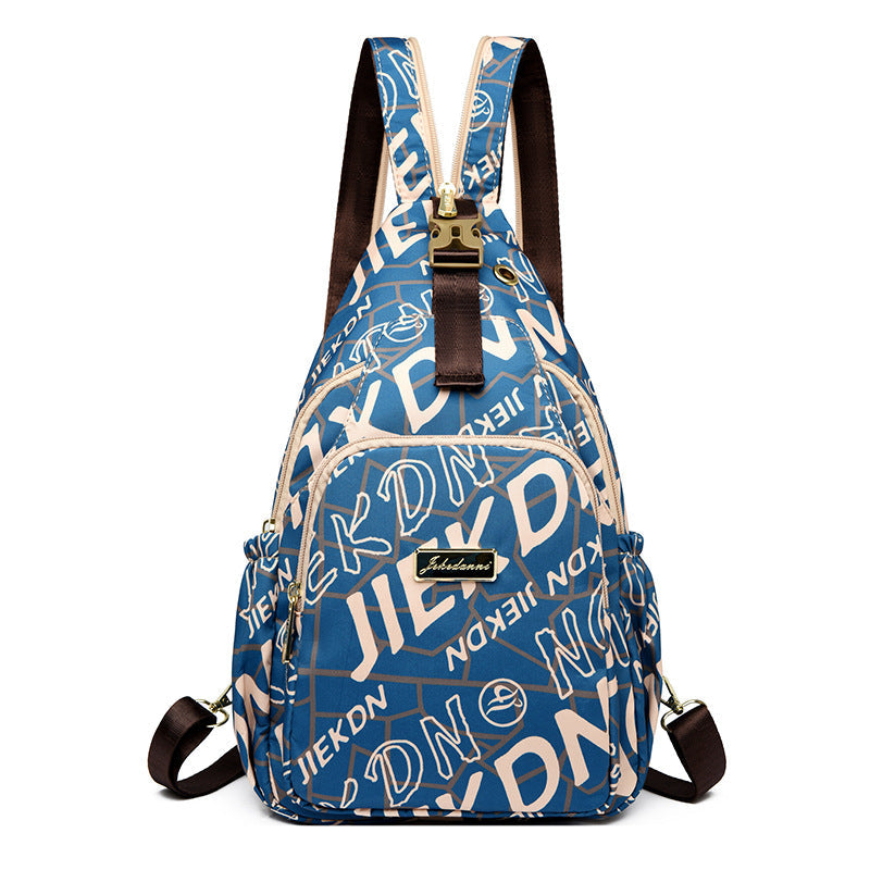 Sac à dos imprimé multifonctionnel, léger et imperméable