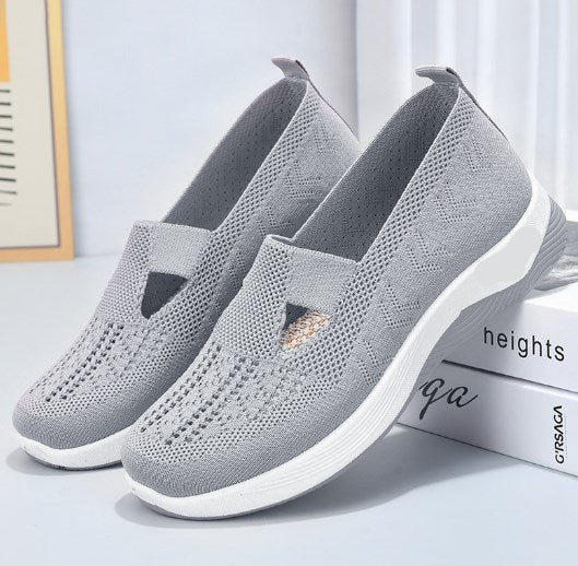 🔥Dernier jour 49% de réduction🔥Chaussures orthopédiques tissées à semelles souples et respirantes pour femmes