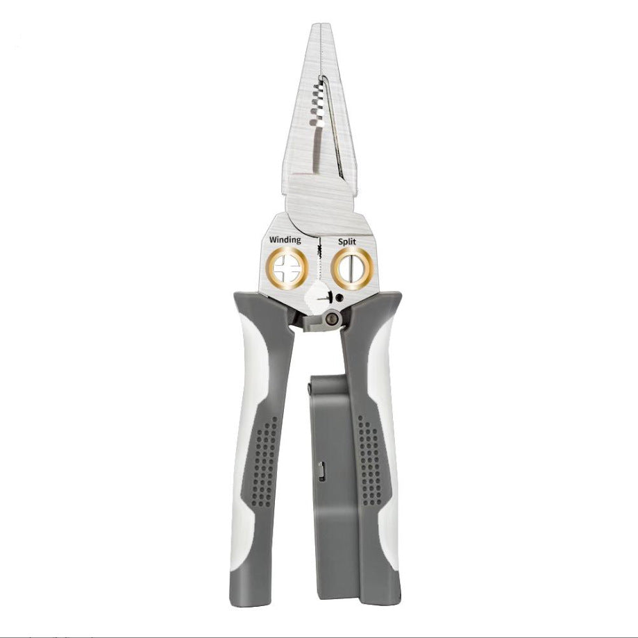 ⚡ 60% OFF IMMÉDIAT ! 🔧 Ciseaux Coupe-Fils 8-en-1 Multifonctions - Testeur Électrique Intégré + Outils de Soudure/Plissage 🛠️✨