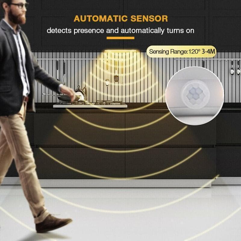 🔥💡Lampes LED rechargeables magnétiques à capteur intelligent sans perforation