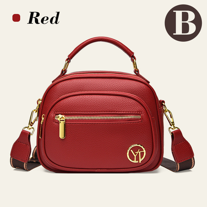 👜✨57 % de réduction 🔥Sac classique multi-compartiments à bandoulière large et ajustable en cuir