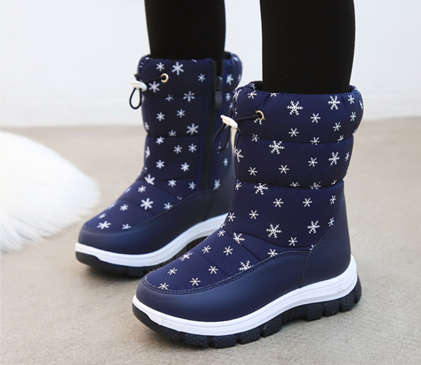 ✨Cadeau idéal - Bottes de neige de haute qualité, sans glissement et imperméables en fourrure synthétique pour les femmes👍