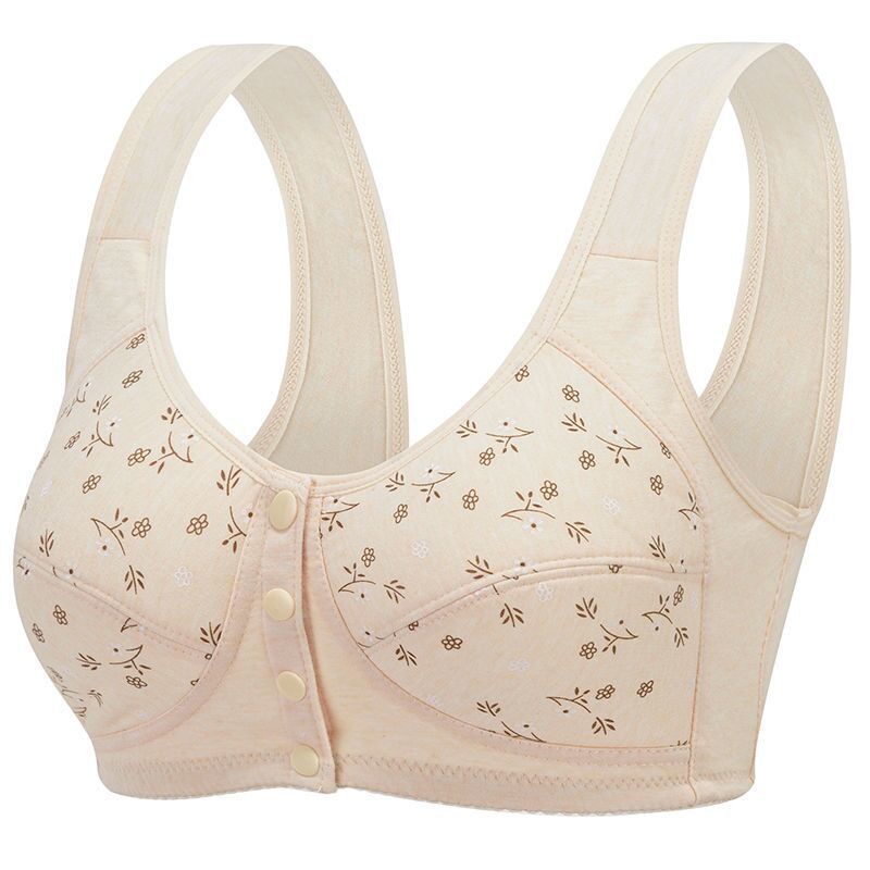 đ„ACHETEZ 1 ET OFFREZ 2 GRATUITSđ„Sous-vĂȘtements sans couture Ă bouton frontal Femmes Soutien-gorge confortable en coton