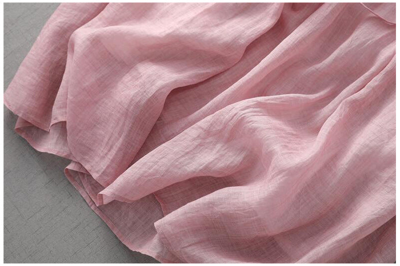 🎀Col rond Manches moyennes Couleur solide Robes droites pour femmes🌷