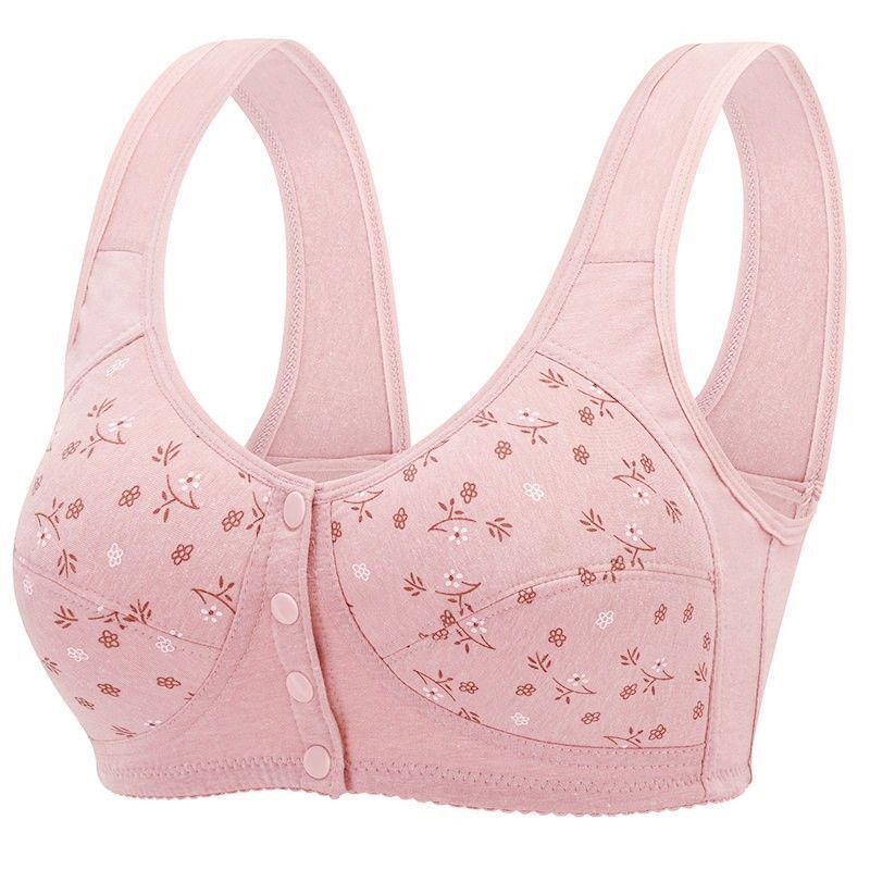 đ„ACHETEZ 1 ET OFFREZ 2 GRATUITSđ„Sous-vĂȘtements sans couture Ă bouton frontal Femmes Soutien-gorge confortable en coton