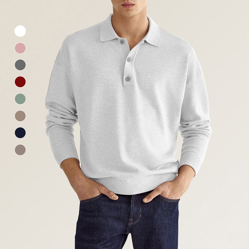 🔥Grande vente 50% DE RÉDUCTION🔥Chemise décontractée à manches longues et revers amples pour hommes