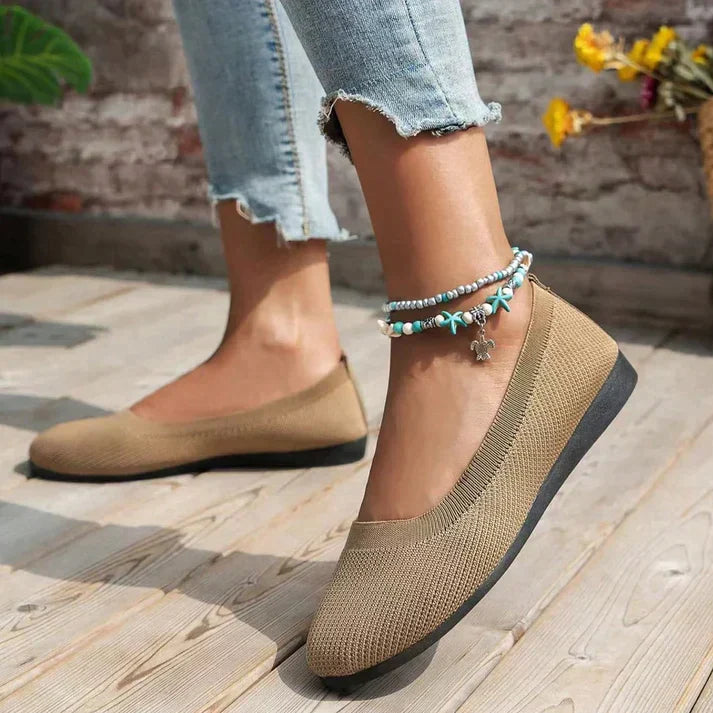 🔥 Dernier jour 49% OFF - Femmes confortable respirant glissant sur le soutien de la voûte plantaire chaussures décontractées(achat 2 livraison gratuite)