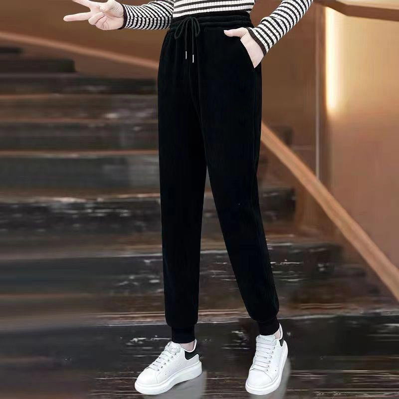 🔥Vente à chaud🔥Pantalon de jogging pour femmes avec velours côtelé chaud(50% de réduction)