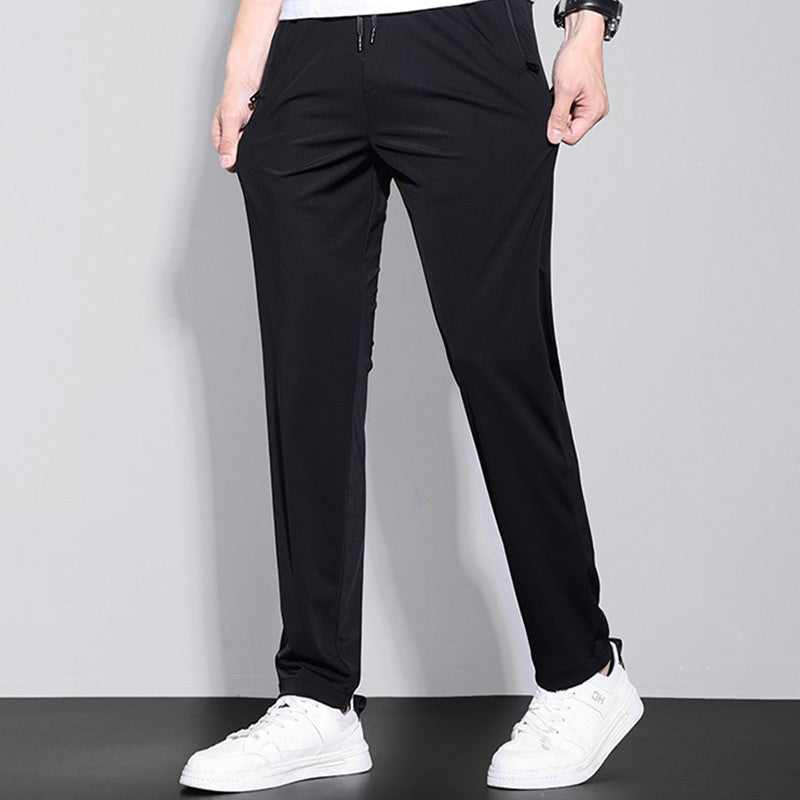 PANTALON D'AFFAIRES EN SOIE STRETCH POUR HOMMES