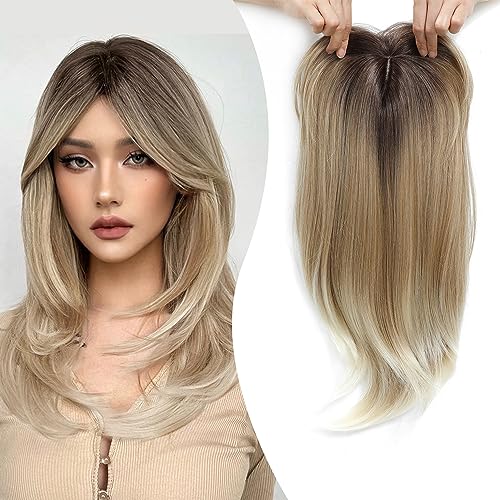 💇♀️Topper Postiches avec franges pour les femmes aux cheveux clairsemés