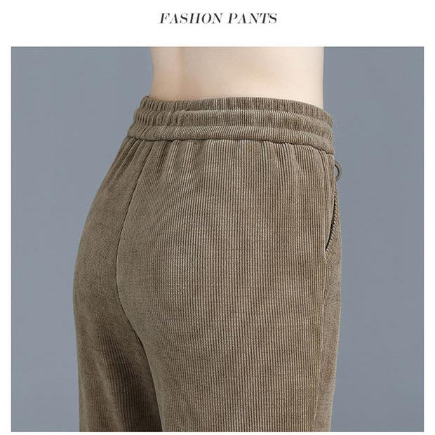 🔥Vente à chaud🔥Pantalon de jogging pour femmes avec velours côtelé chaud(50% de réduction)