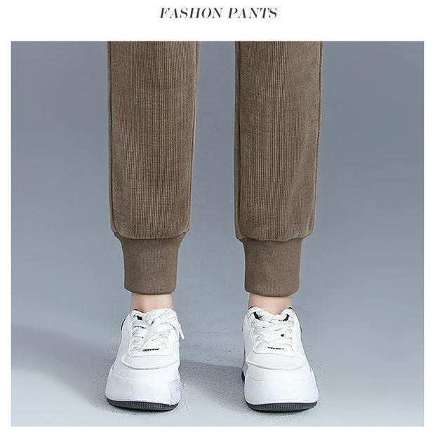 🔥Vente à chaud🔥Pantalon de jogging pour femmes avec velours côtelé chaud(50% de réduction)