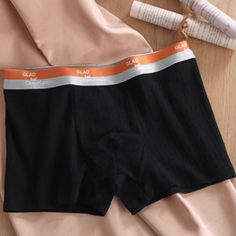 Beau cadeau * Sous-vêtements en coton jacquard doux pour hommes