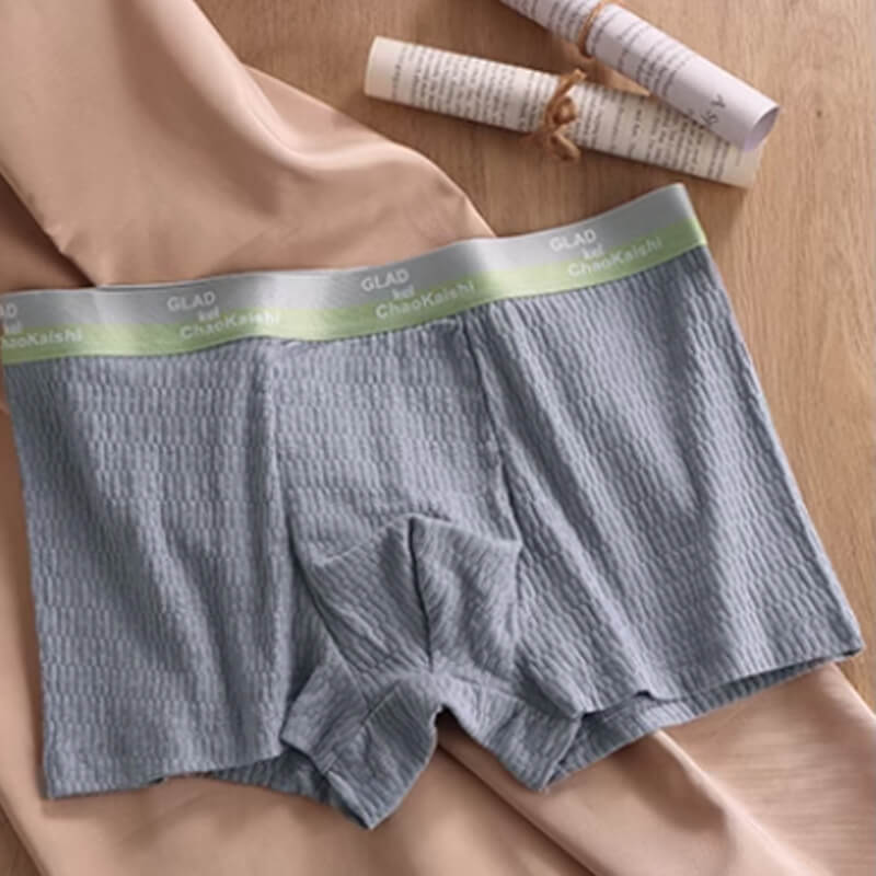 Beau cadeau * Sous-vêtements en coton jacquard doux pour hommes
