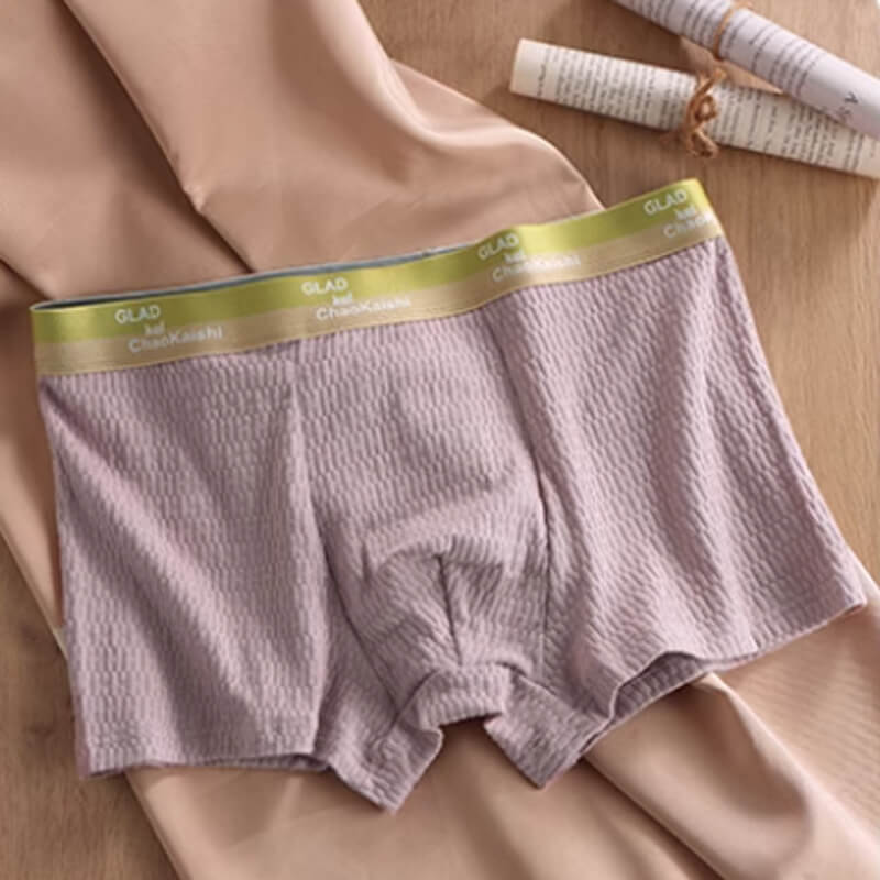 Beau cadeau * Sous-vêtements en coton jacquard doux pour hommes