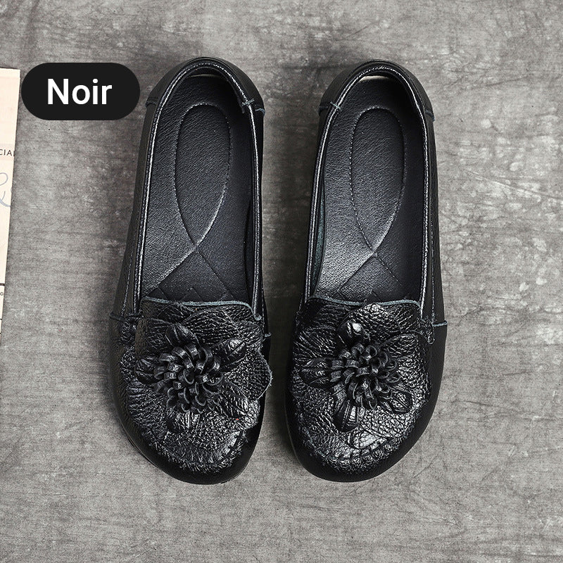 đžDernier jour 49% de rĂ©ductionđ„Chaussures Ă Semelle Souple AntidĂ©rapante Ă Fleur pour Femmes dâĂge Moyen