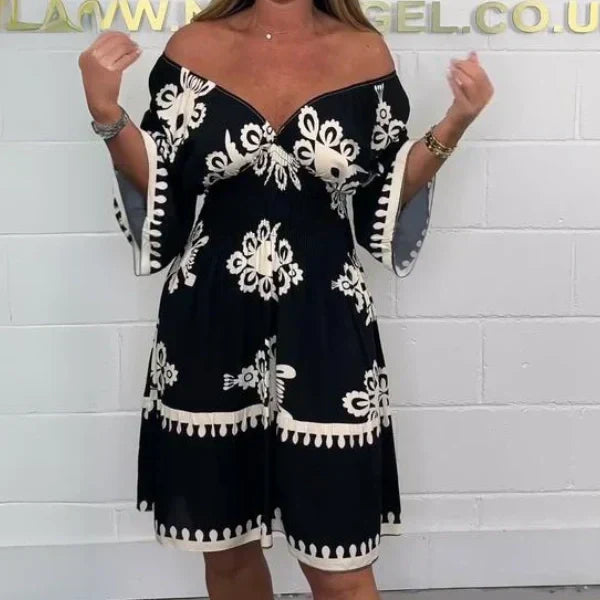 đ„Vente chaude đ„ Robe d'Ă©tĂ© imprimĂ©e pour femmes