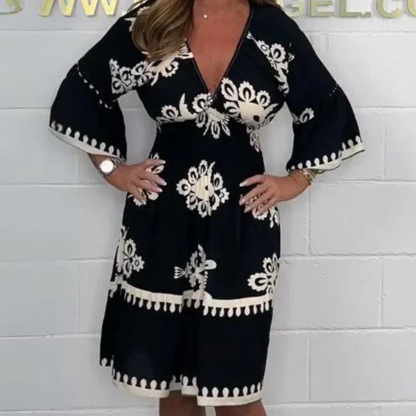đ„Vente chaude đ„ Robe d'Ă©tĂ© imprimĂ©e pour femmes