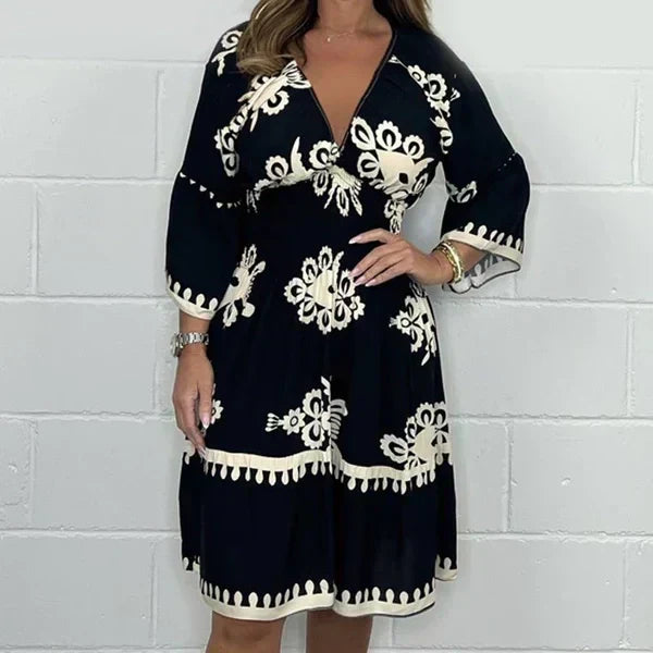 đ„Vente chaude đ„ Robe d'Ă©tĂ© imprimĂ©e pour femmes