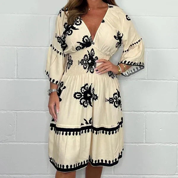 đ„Vente chaude đ„ Robe d'Ă©tĂ© imprimĂ©e pour femmes