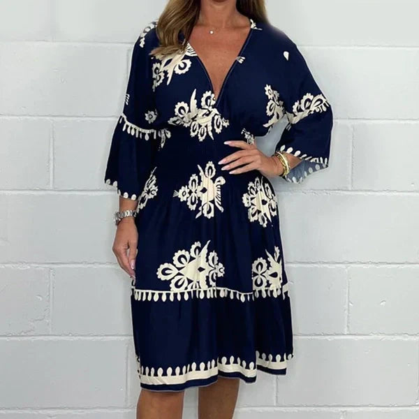 đ„Vente chaude đ„ Robe d'Ă©tĂ© imprimĂ©e pour femmes