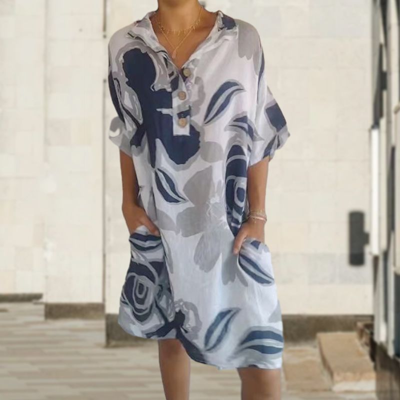 Robes imprimées élégantes et décontractées pour femmes