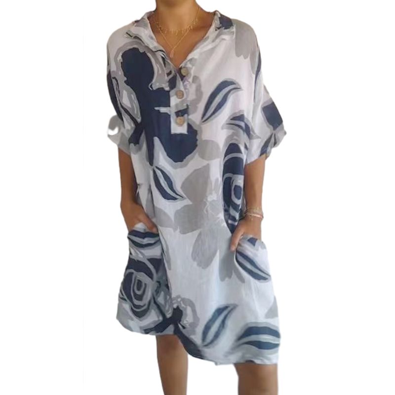 Robes imprimées élégantes et décontractées pour femmes