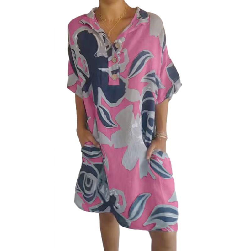 Robes imprimées élégantes et décontractées pour femmes