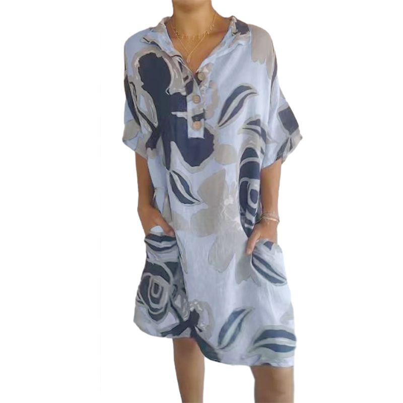 Robes imprimées élégantes et décontractées pour femmes