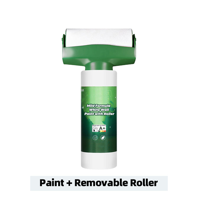 🎁Vente chaude 50 % RÉDUCTION⏳Formule douce, peinture murale blanche avec rouleau