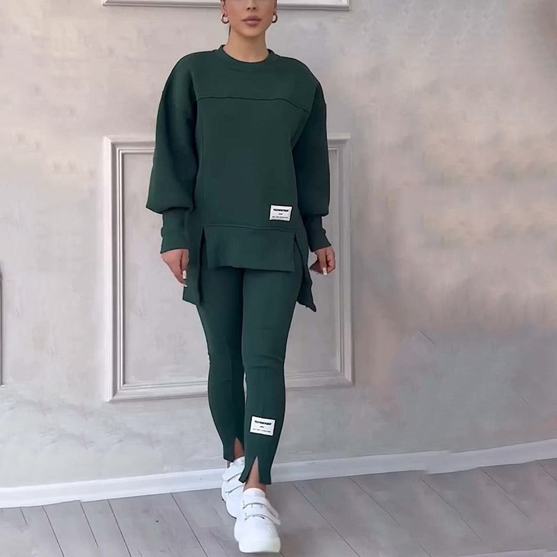 ✨Ensemble Sweat-Shirt Et Leggings Décontractés Pour Femmes