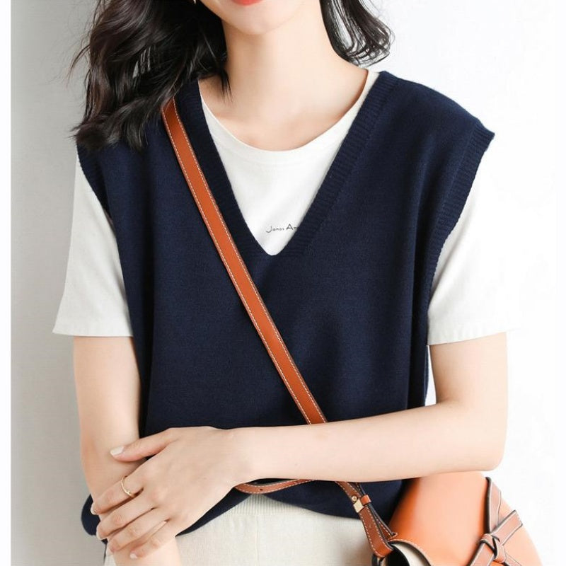 đ„Soldes 49% de rĂ©ductionđGilet en Tricot Ă col en V Ultra-Doux pour Femmes